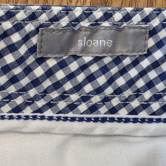 Liz Claiborne Women's Solane Shorts - blue and white gingham - Picture 10 of 11